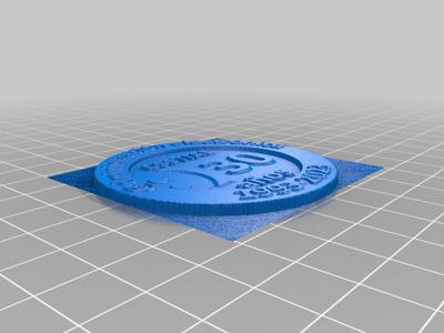Moneda 30 años CSSTIAE