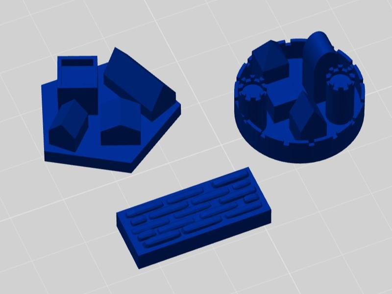 New 3D pieces for Catan