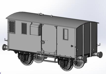 Wagon - Fourgon PV - Mwf1170 - Nord (Echelle Ho)