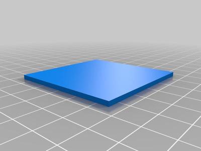 Light curing 3d printing stamp base