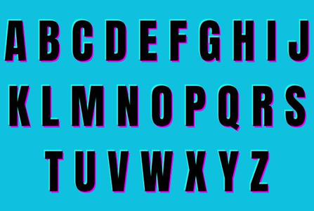 Alphabet letters - fully customizable (OpenSCAD)