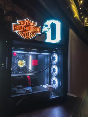 Harley Davidson Lightbox with stand