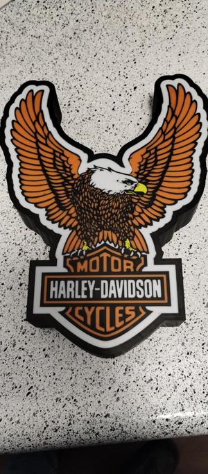Harley Eagle Lightbox