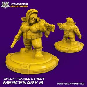 Dwarf Female Street Mercenary B