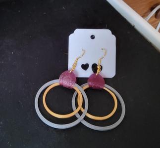 ear rings and card