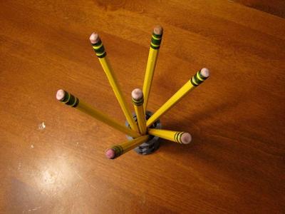 Dimond/Swirl Pencil Holder