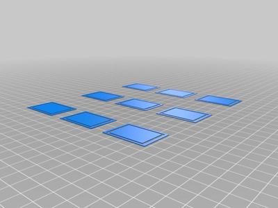 bed levelling 9 shapes