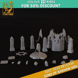 Terrain - Sons of Kashan Vra - Titan Forge Miniatures July 2020