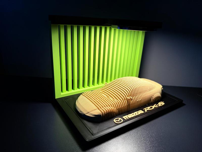 Mazda RX 8 Layered Car Sculpture
