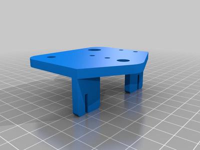 X Axis Plate for Ender 3 & Hero Me With V6 Hotend