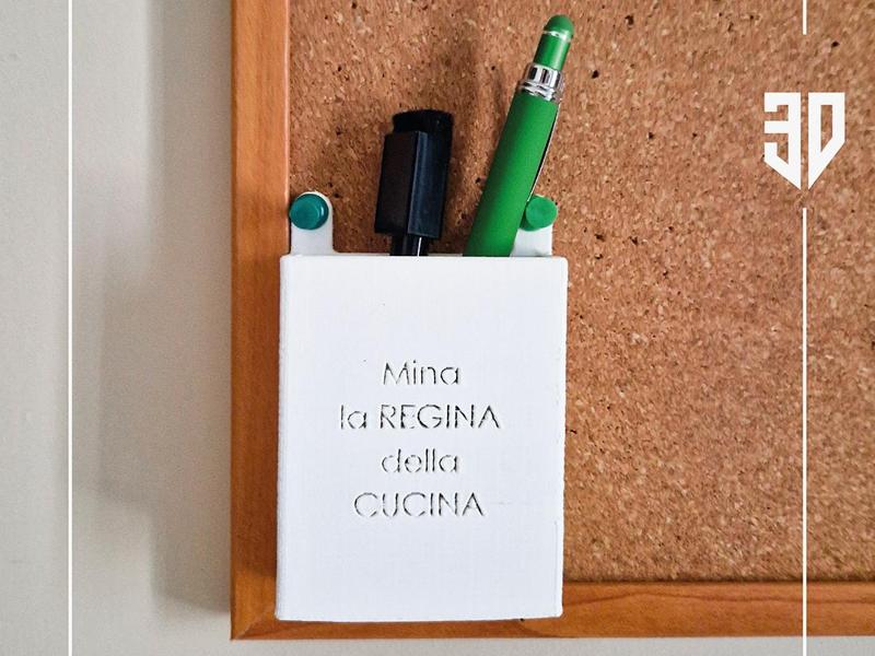 Chalkboard pen holder