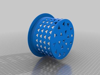 Net pot with threaded flange for 5gal DWC