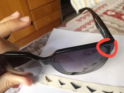 Pair of triangles for sunglasses Police Sparkle 18