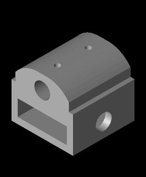tube bracket horizontal.stl