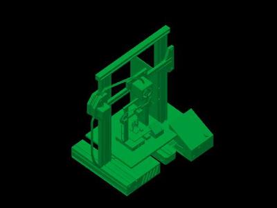 3d printer thats printing a 3d printer