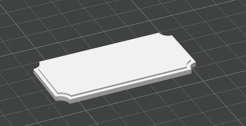 Sign empty blank To Personalize Yourself / Schild leer blanco zum selbst beschriften   