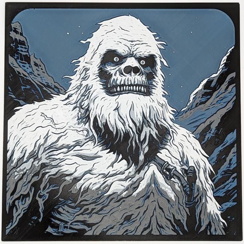 Abominable Snowman - HueForge