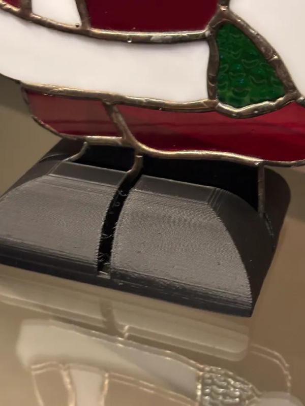 Stained Glass Base Holder   