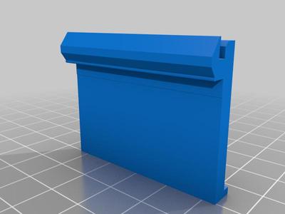 V Rail hanger mount for 3D printer frame bins and trays