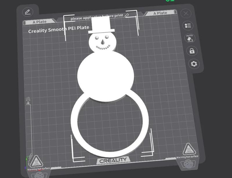 Snowman napkin holder   