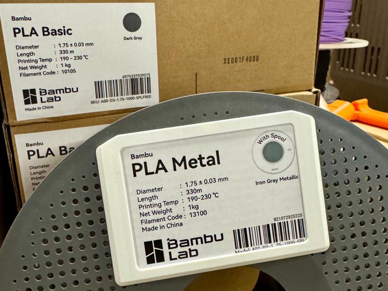 BambuLab Spool Filament Label Clip Slim