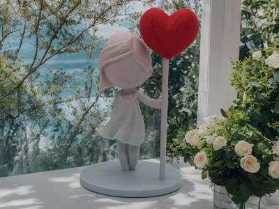 Heart in Her Hands - A Sweet Silent Gesture