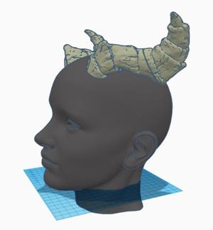 Undead Dragon Horns