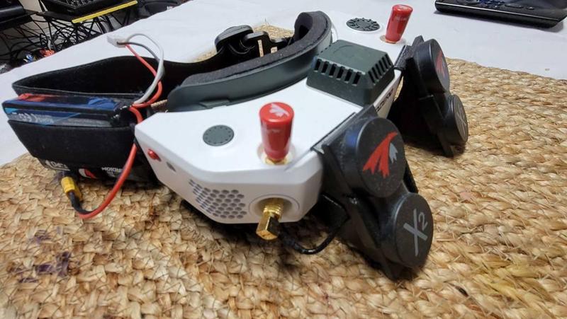 HDZero VRX Rail Mount 40deg