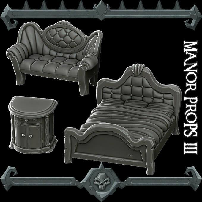Gothic City: Manor Props III