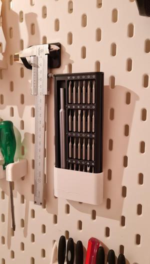 Precision mechanic tools holder for skadis 