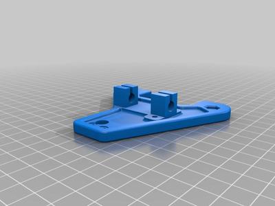 Modified plates for clip-on straps