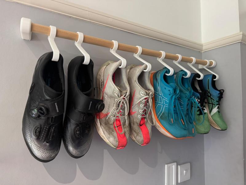 Wall Shoe Hanger Mount - Compact and Space Saving