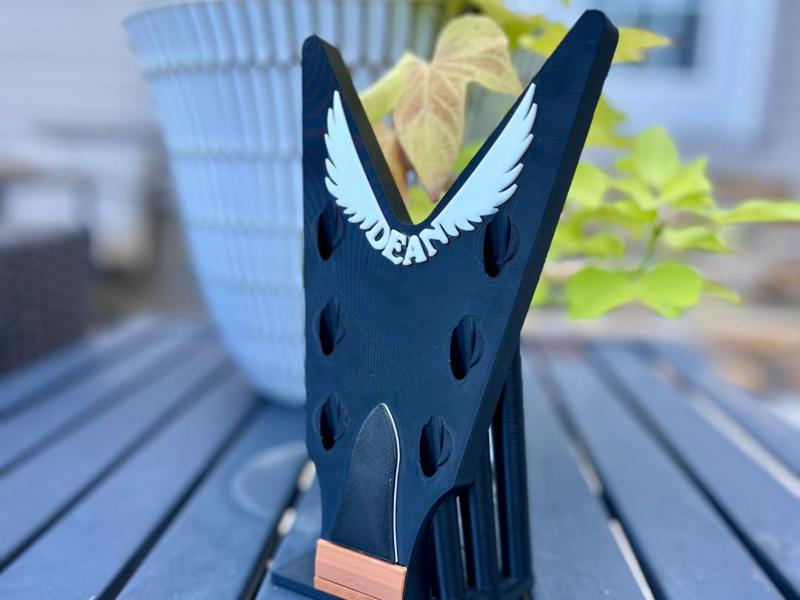 Guitar Head pencil holder