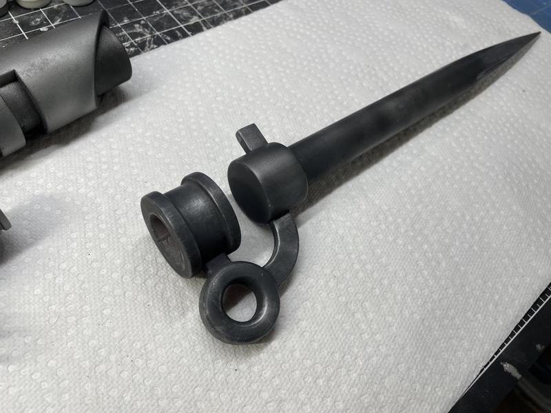 Lucius Pattern Lasgun Spike Bayonet Full Size Prop