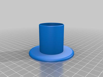 Parametric upside down bottle holder