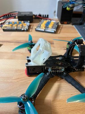 One-piece DJI Action2 camera mount for Apex 5 (35degrees)
