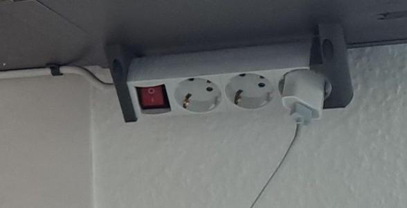 Socket strip holder