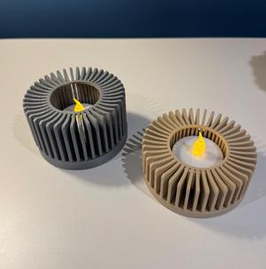 Modern tealight candle holder
