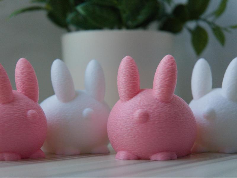 Fuzzy Bunny Tealight Holder