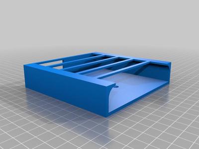 Peacock cable box holder