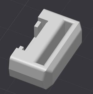 Fitbit Charge 2 wristband connector (rounded edges)