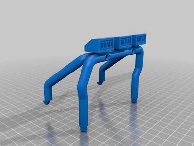 Radio Shack 4X4 Off Roader roll bars.