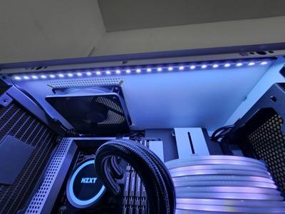 NZXT Flow Case LED strip mount