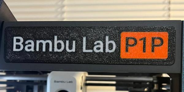 Bambu Lab P1P / P1S / X1C Badge