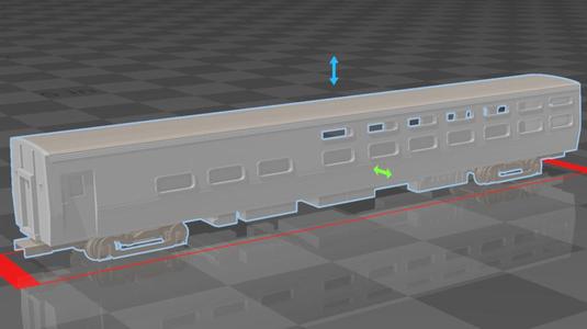 N scale Viewliner sleeper