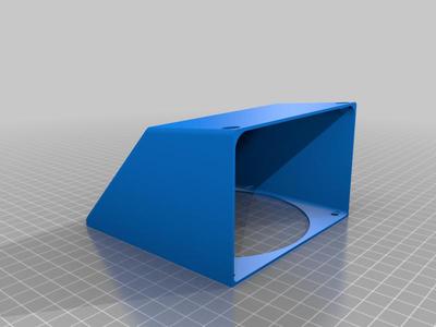 Simple 120mm fan exhaust redirect