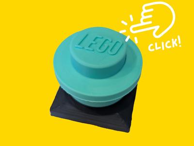 Big Brick Stud Fidget Clicker Desk Toy