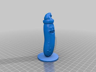 Pickle Rick on the stand (for PLA)