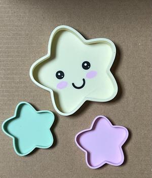 Kawaii and simple star tray