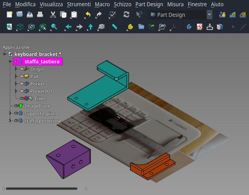 Logitech k400 plus brackets
